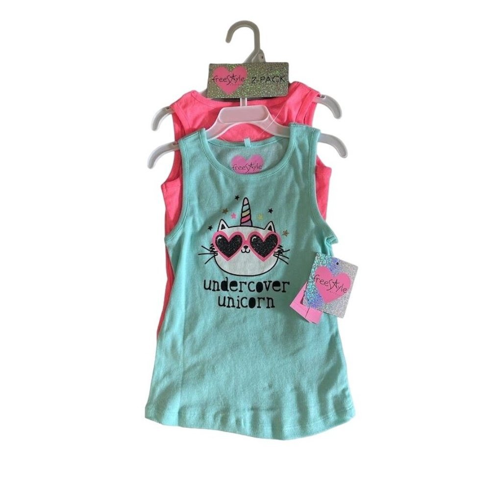 Freestyle Revolution Girls' 2pk  Tanks Set - Size 6x